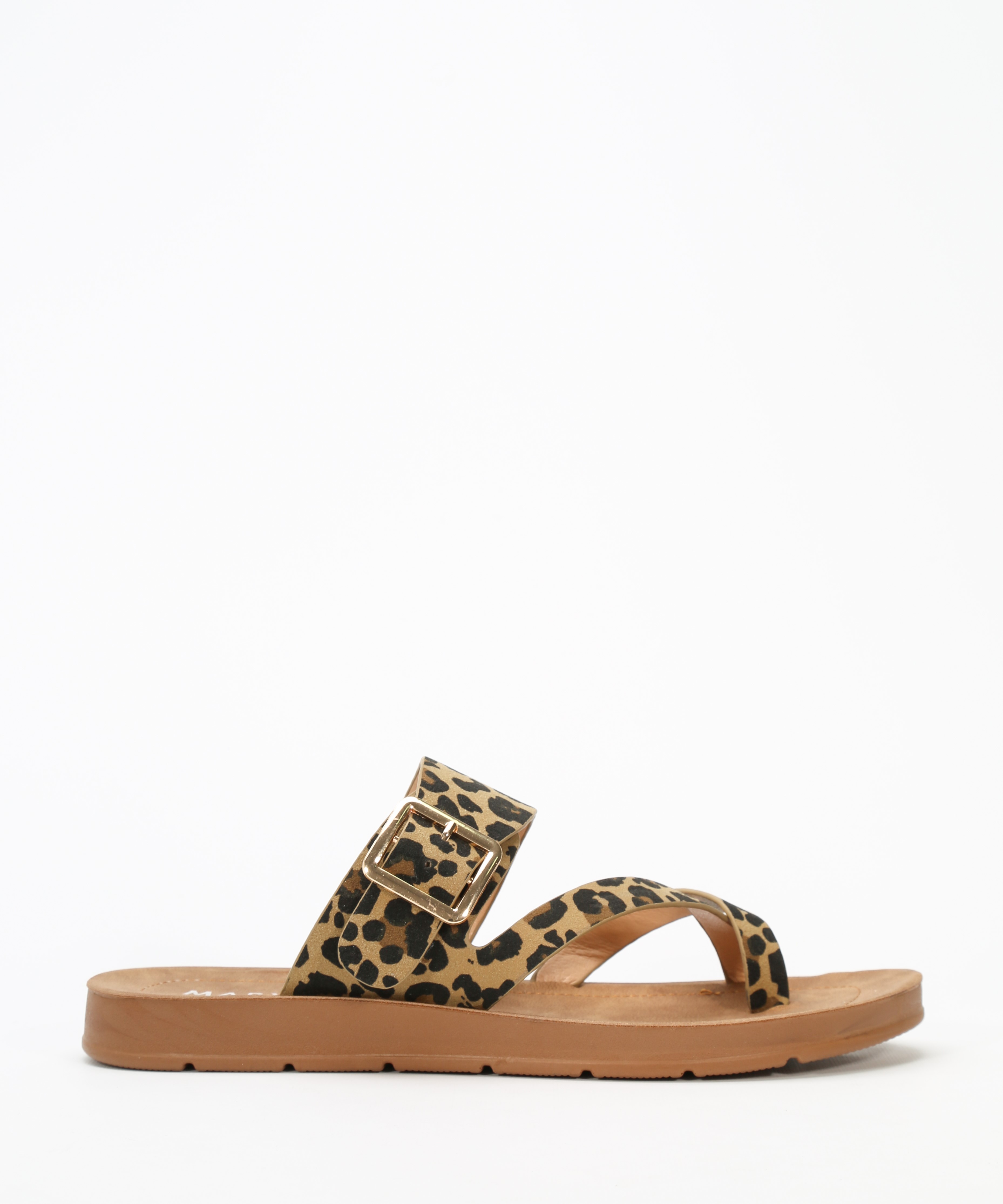 Sandalias planas animal print image number null